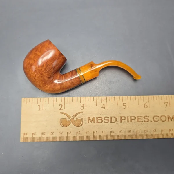 Savinelli Solaria 614 Smooth Oom Paul Estate Briar Pipe, Unsmoked, 6mm - Image 13