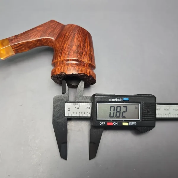 Wengholt (Preben Holm) Unique Straight Grain Smooth Freehand Sitter Estate Briar Pipe, Unsmoked - Image 13