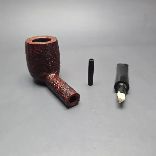 Savinelli Standing 111 KS Rusticated Billiard Estate Briar Pipe, Italian Estates, 6mm - Image 13