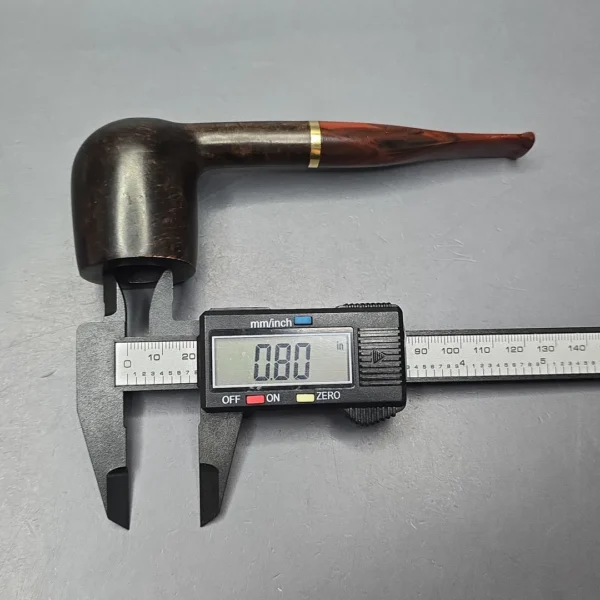 Molina Striato Smooth Dark Brown 101 Billiard with Brass (New) - Image 13