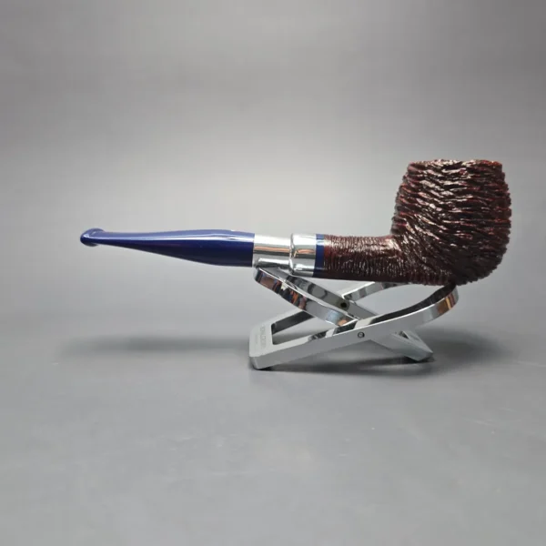 Savinelli Eleganza 207 Rusticated Apple Estate Briar Pipe, Italian Estates, 6mm - Image 4