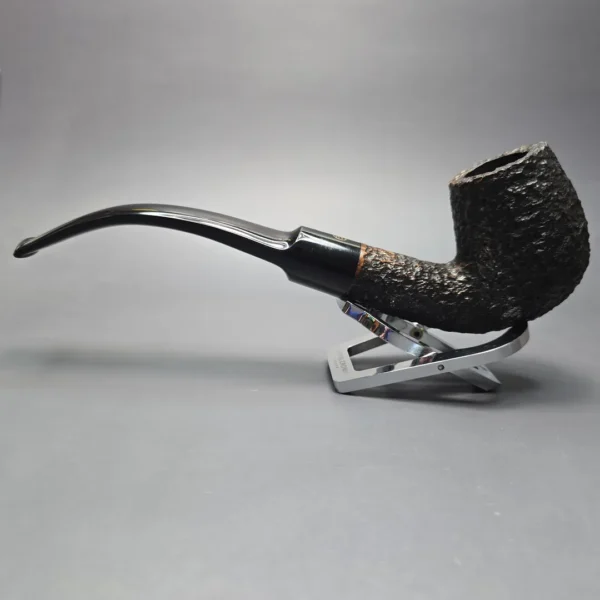 James Upshall Empire Series Acclaim Rusticated Bent Billiard (Unsmoked Estate) - Image 4