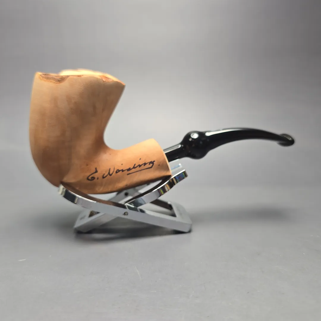 Nording Signature Natural Smooth Freehand Estate Briar Pipe, Unsmoked - Image 2