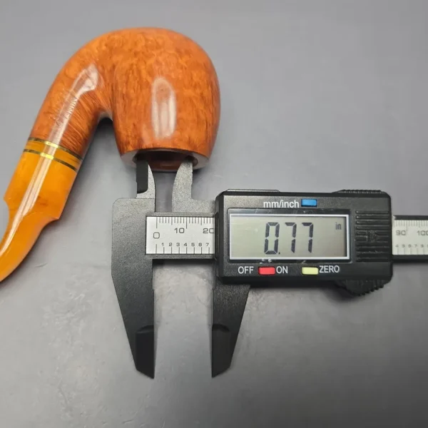Savinelli Solaria 614 Smooth Oom Paul Estate Briar Pipe, Unsmoked, 6mm - Image 14