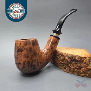 Nording Giant Classic (B) Smooth Bent Billiard with Silver (Unsmoked Estate)