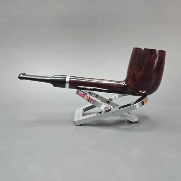 Rossi Rubino Antico 8701 Smooth Lovat w Nickel, Briar Pipe, New, 6mm - Image 4