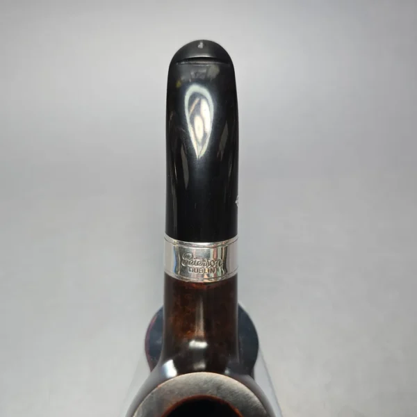 Peterson 160th Anniversary Pat. B Dark Smooth Bent Billiard Briar Pipe, New - Image 9