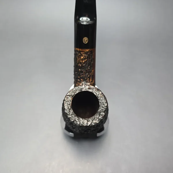 James Upshall Empire Series Acclaim Rusticated Bent Billiard (Unsmoked Estate) - Image 7