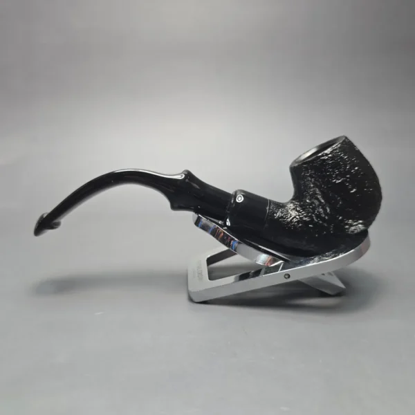 Peterson 2025 Halloween Pipe 317 Sandblasted Bent Billiard Briar Pipe, New - Image 3