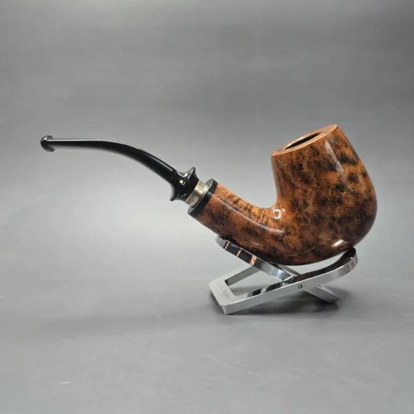 Nording Giant Classic (B) Smooth Bent Billiard with Silver (Unsmoked Estate) - Image 4