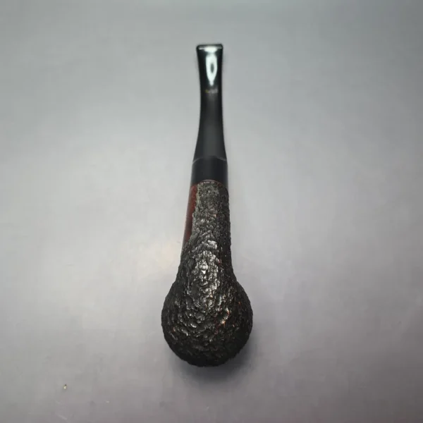 James Upshall Empire Series Acclaim Rusticated Bent Billiard (Unsmoked Estate) - Image 6