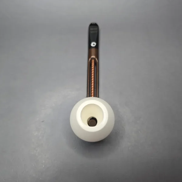 Falcon Extra Dental w/ MBSD Meerschaum Rhodesian Block Meerschaum Bowl Pipe, New - Image 9