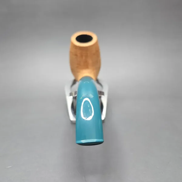 Pipe Tristan Natural Sandblasted "LC" Bent Billiard with Black Palm (New) - Image 5
