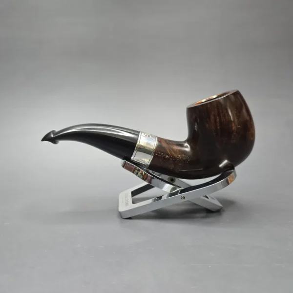 Peterson 160th Anniversary Pat. B Dark Smooth Bent Billiard Briar Pipe, New - Image 4