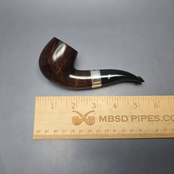 Peterson 160th Anniversary Pat. B Dark Smooth Bent Billiard Briar Pipe, New - Image 14