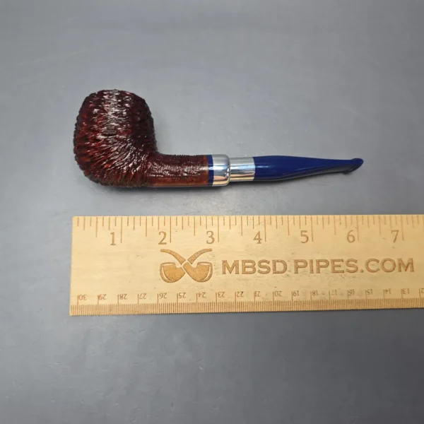 Savinelli Eleganza 207 Rusticated Apple Estate Briar Pipe, Italian Estates, 6mm - Image 12