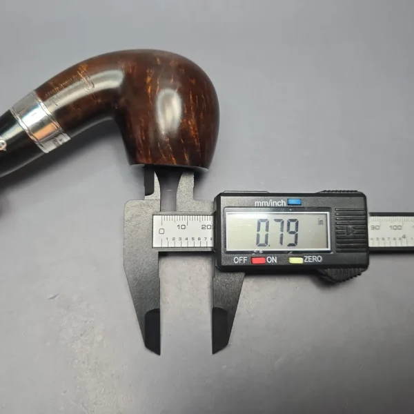 Peterson 160th Anniversary Pat. B Dark Smooth Bent Billiard Briar Pipe, New - Image 15