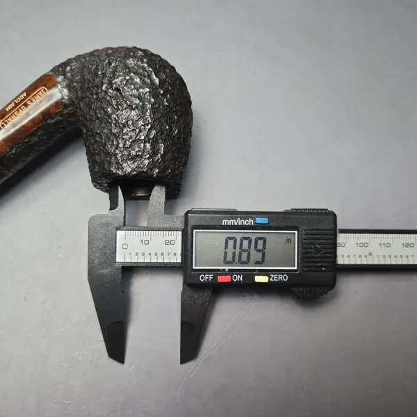 James Upshall Empire Series Acclaim Rusticated Bent Billiard (Unsmoked Estate) - Image 11