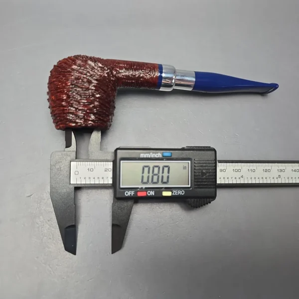 Savinelli Eleganza 207 Rusticated Apple Estate Briar Pipe, Italian Estates, 6mm - Image 13