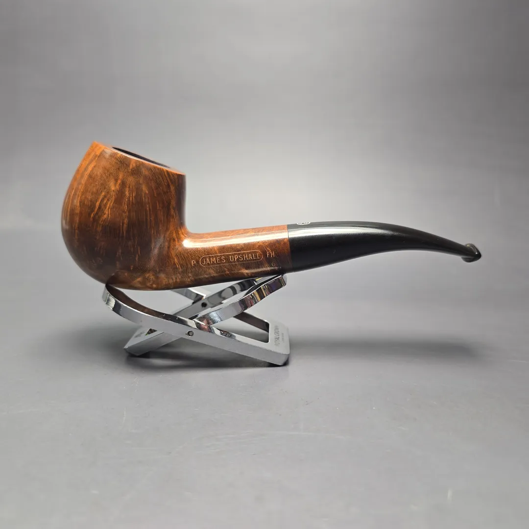 James Upshall P Grade Group 6 Smooth "Semi-Bent" Estate Briar Pipe, Unsmoked - Image 2