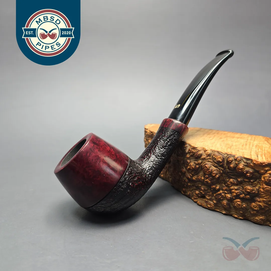 Stanwell 2008 Pipe of the Year Partially Sandblasted Rhodesian Estate Briar Pipe, Unsmoked