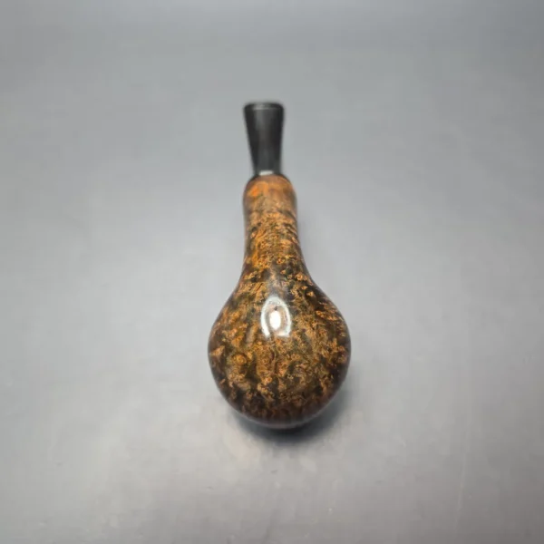 Papa Bear Pipes by Tim Beaumont Smooth Brandy w/ Lacewood Handmade Briar Pipe, New - Image 10