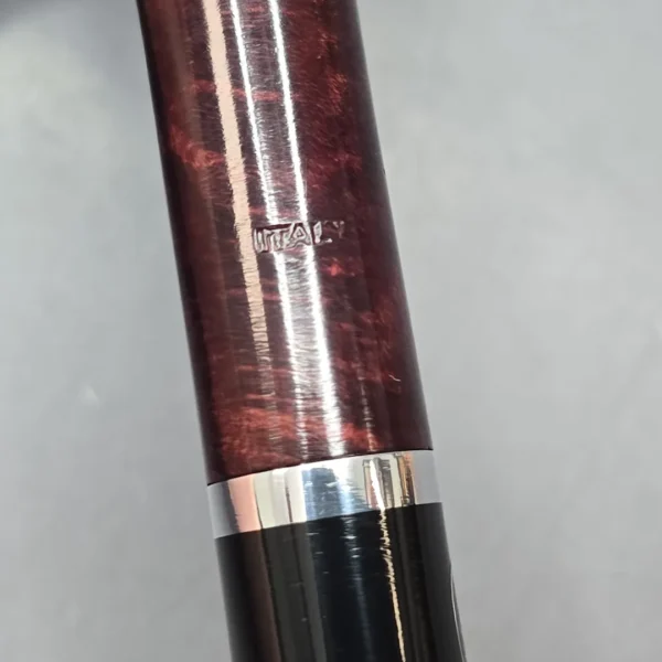 Rossi Rubino Antico 8701 Smooth Lovat w Nickel, Briar Pipe, New, 6mm - Image 12