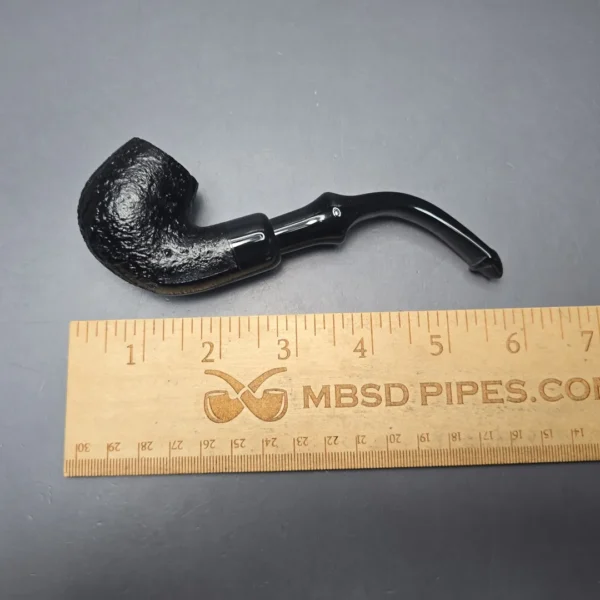 Peterson 2025 Halloween Pipe 317 Sandblasted Bent Billiard Briar Pipe, New - Image 11