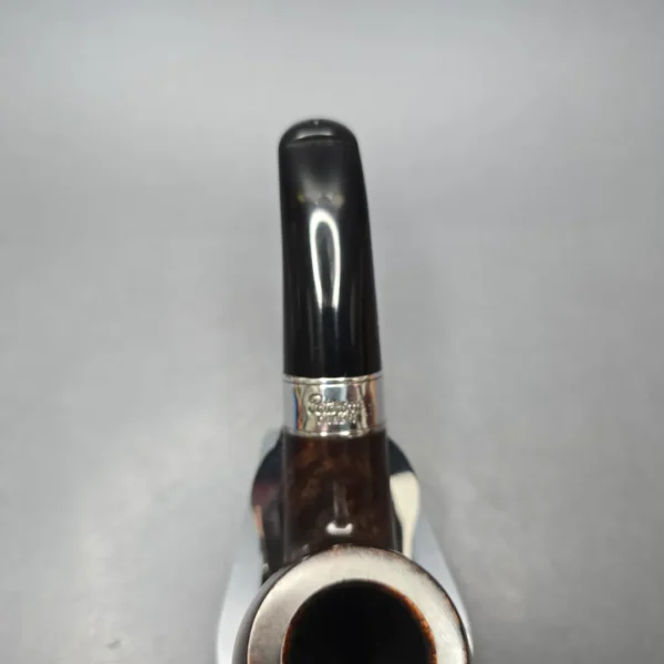 Peterson 160th Anniversary Pat. B Dark Smooth Bent Billiard Briar Pipe, New - Image 8