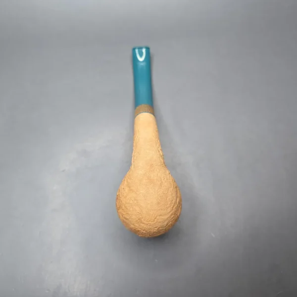 Pipe Tristan Natural Sandblasted "LC" Bent Billiard with Black Palm (New) - Image 10