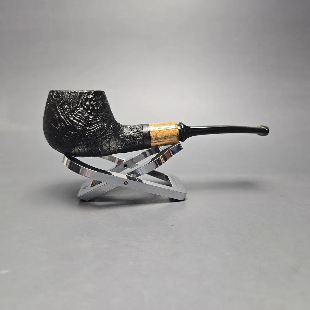 MBSD Briars by Piero Vitale Vintage Sandblasted Author with Olivewood (New) - Image 2