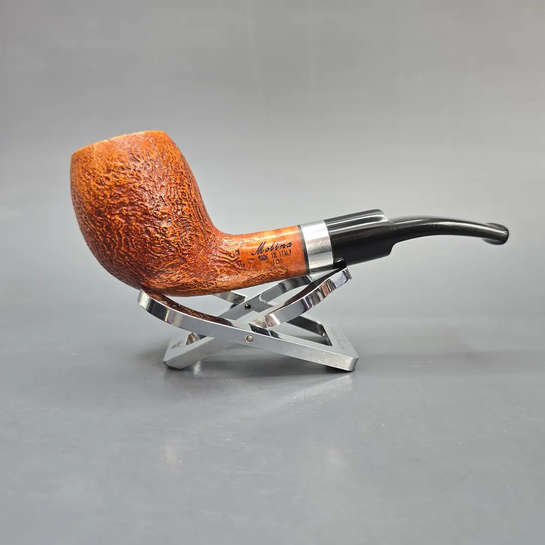 Molina Alba Sandblasted Light Brown 101 Cutty (9mm) (New) - Image 2