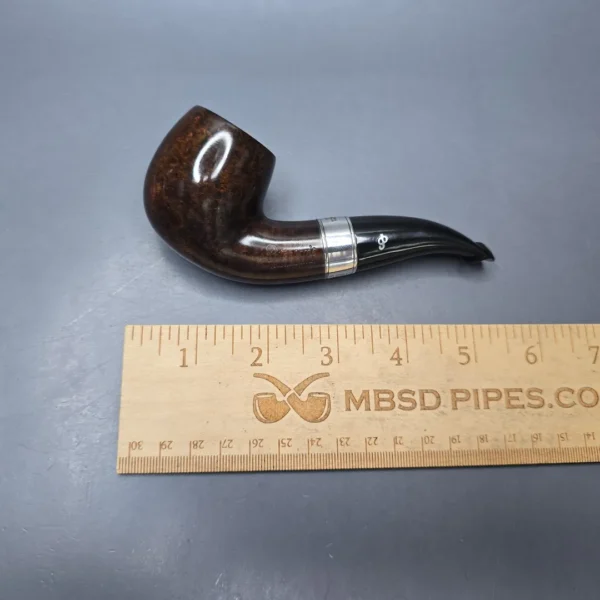 Peterson 160th Anniversary Pat. B Dark Smooth Bent Billiard Briar Pipe, New - Image 13