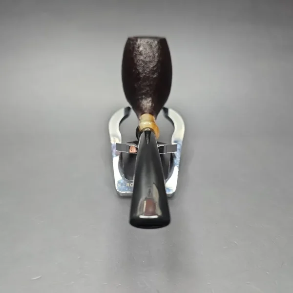 MBSD Briars Modern Masters 3 Sandblasted Tulip w/ Faux Horn Handmade Briar Pipe, New - Image 5