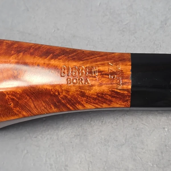 Big Ben Bora 57 Smooth Horn Estate Briar Pipe, Unsmoked, 9mm - Image 11