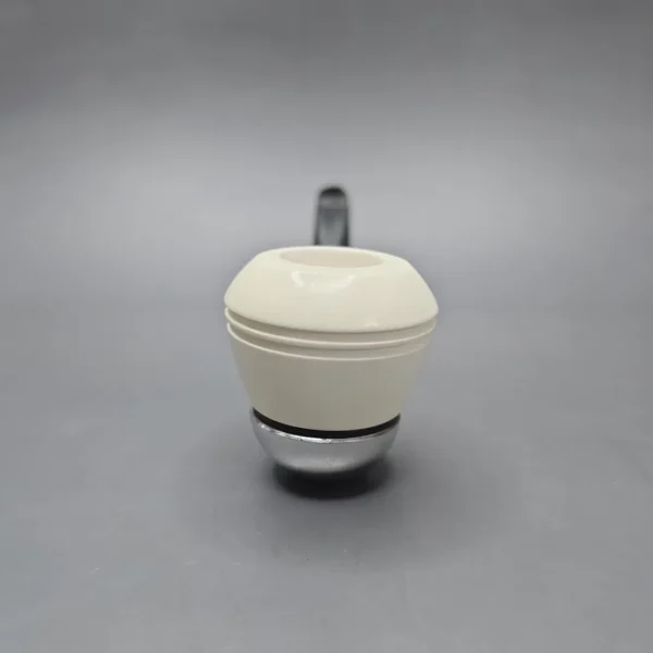 Falcon Bent Dental w/ MBSD Meerschaum Rhodesian Block Meerschaum Bowl Pipe, New - Image 3