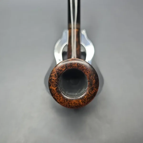 Herriot Pipes Smooth "Bell" Dublin w/ Horn Handmade Briar Pipe, New - Image 7