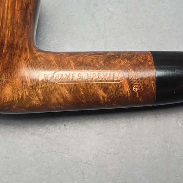 James Upshall P Grade Group 6 Smooth "Semi-Bent" Estate Briar Pipe, Unsmoked - Image 11