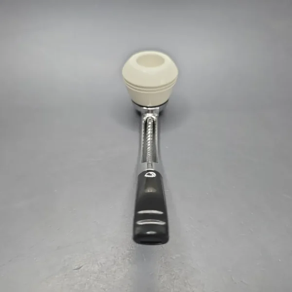 Falcon Bent Dental w/ MBSD Meerschaum Rhodesian Block Meerschaum Bowl Pipe, New - Image 5