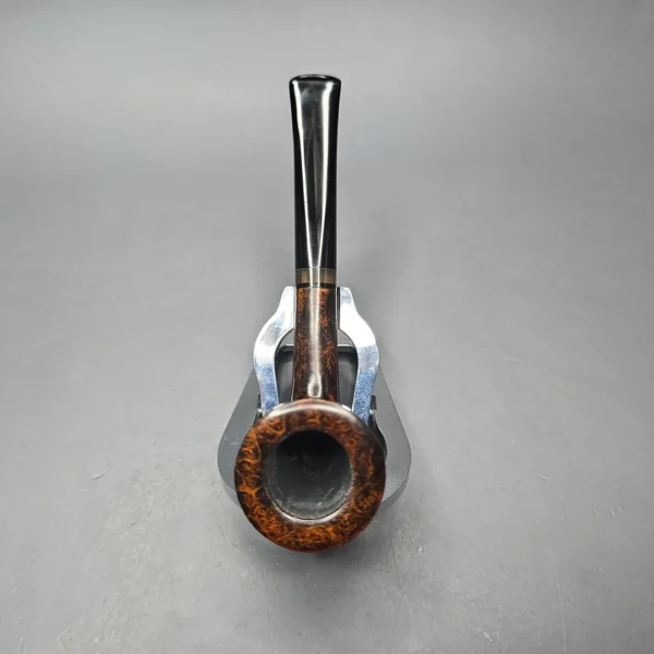 Herriot Pipes Smooth "Bell" Dublin w/ Horn Handmade Briar Pipe, New - Image 9