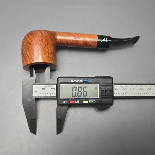 Gigi Millennium Smooth Pot Estate Briar Pipe, Unsmoked, 9mm - Image 14