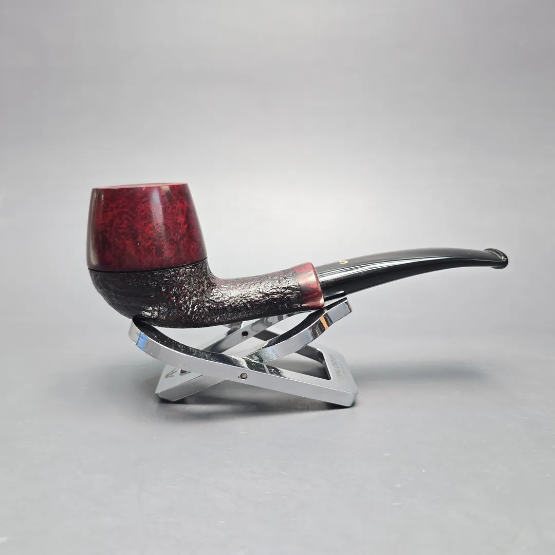 Stanwell 2008 Pipe of the Year Partially Sandblasted Rhodesian Estate Briar Pipe, Unsmoked - Image 2