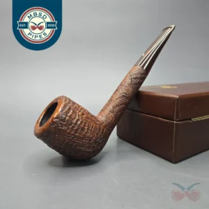 Dunhill 1986 Cumberland 5110 Partially Sandblasted Liverpool Estate Briar Pipe, Unsmoked
