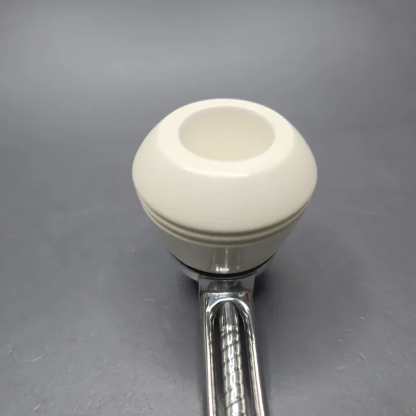 Falcon Bent Dental w/ MBSD Meerschaum Rhodesian Block Meerschaum Bowl Pipe, New - Image 6