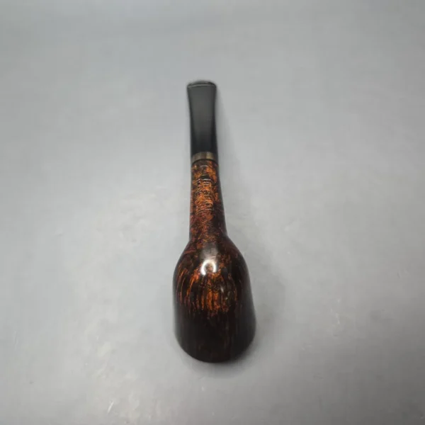 Herriot Pipes Smooth "Bell" Dublin w/ Horn Handmade Briar Pipe, New - Image 10