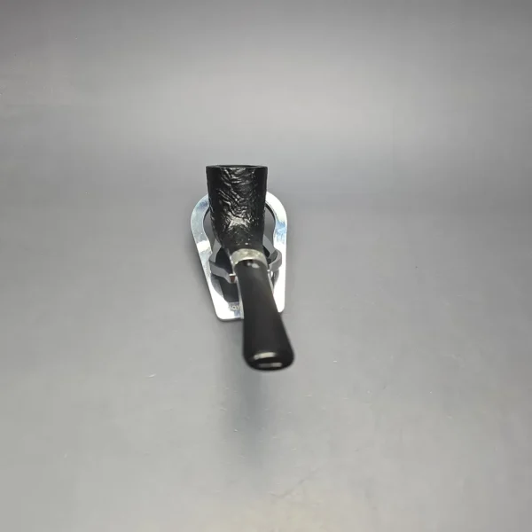Petersons 2026 St Patrick's Day 268 Sandblasted Zulu w/ Silver Estate Briar Pipe, Unsmoked - Image 5