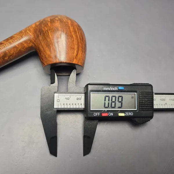 James Upshall P Grade Group 6 Smooth "Semi-Bent" Estate Briar Pipe, Unsmoked - Image 14