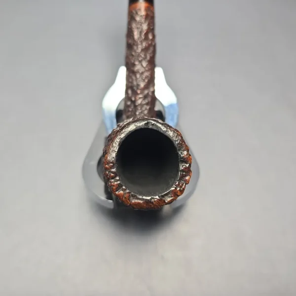 Castello Sea Rock Briar 3K 19 Rusticated Zulu Estate Briar Pipe, Italian Estates - Image 11