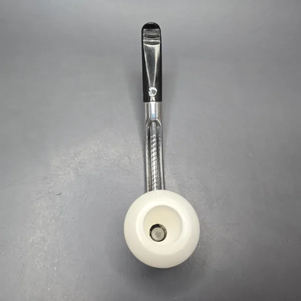 Falcon Bent Dental w/ MBSD Meerschaum Rhodesian Block Meerschaum Bowl Pipe, New - Image 9