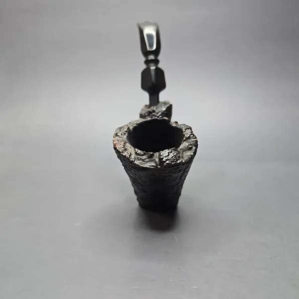 Ben Wade (Preben Holm) Danish Hand Model 100 Sandblasted Freehand Sitter Estate Briar Pipe, Danish Estates - Image 3